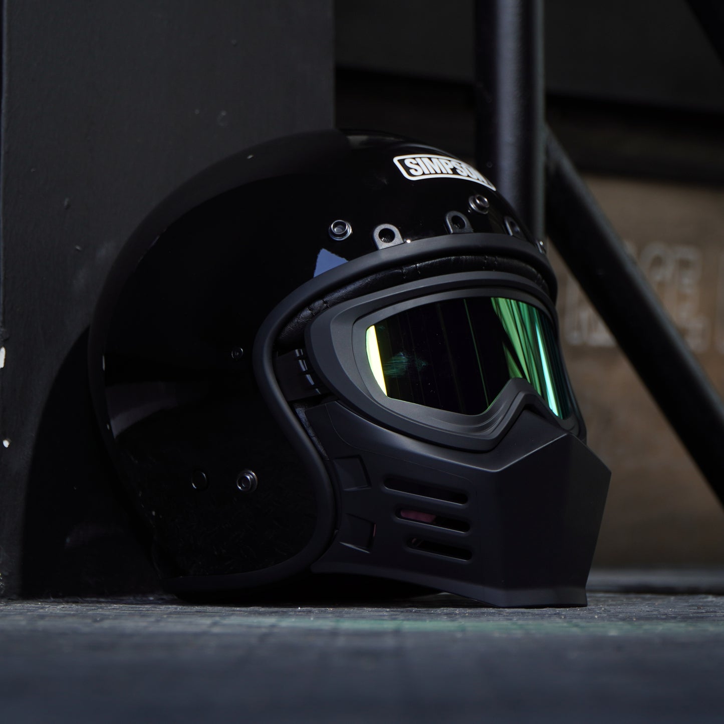 Simpson Chopper Visor (Mirror)