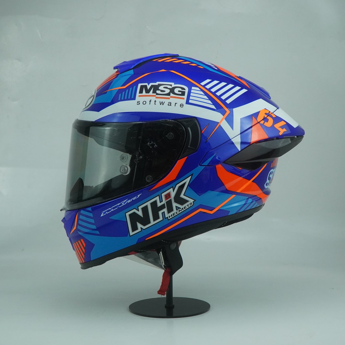 NHK Helmet K5R SV Bobend #5 (Blue Bo Glossy)