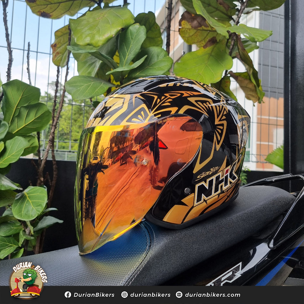 NHK S1GP Visor Sparepart (Red Gold)