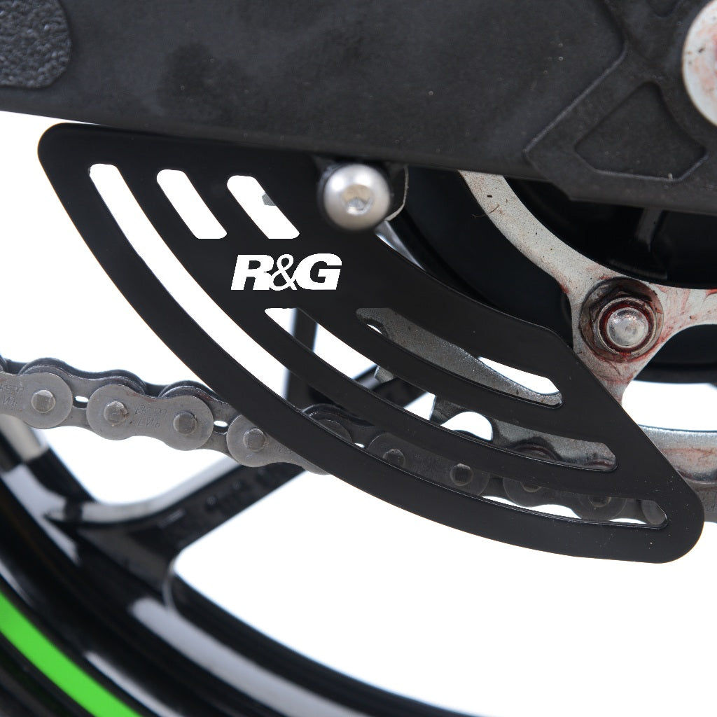 R&G Toe Chain Guards - Toe Guard Kawasaki Ninja 250/400 '18-, Z400/ Z250 '19-, ZX-25R '20- & ZX-4R(R) (SE) ’23- models