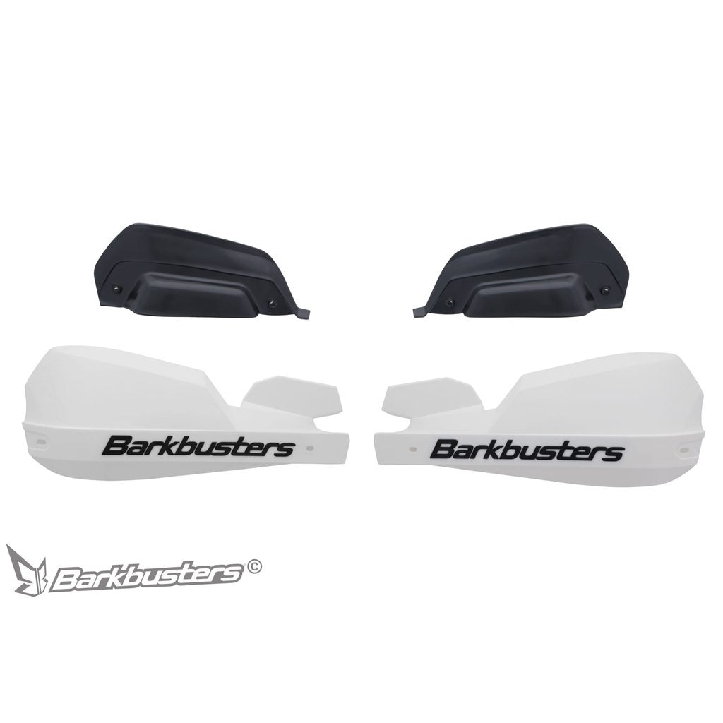 Barkbusters VPS Plastic Guard with Wind Deflector Set Black (VPS-203-00-WH)