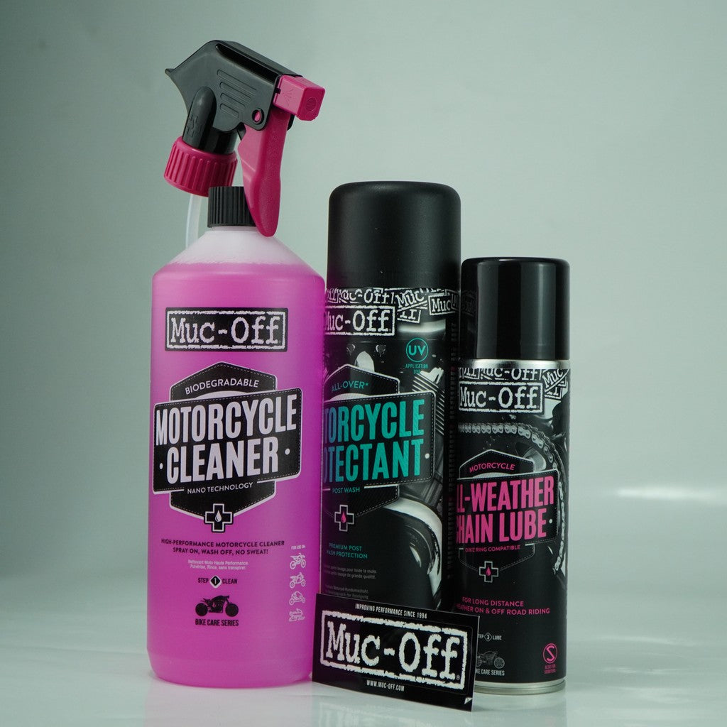 MUC OFF MOTORCYCLE CLEAN PROTECT LUBE KIT V2