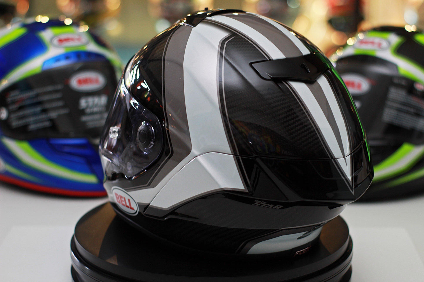 Bell Race Star (Sector White/Titanium) - Durian Bikers