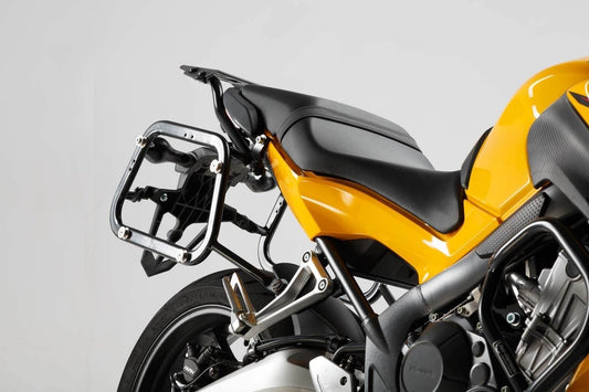 SW Motech EVO Side Carriers (Black) fits for Honda CB650F ('14-) / CBR650F ('13-) - Durian Bikers