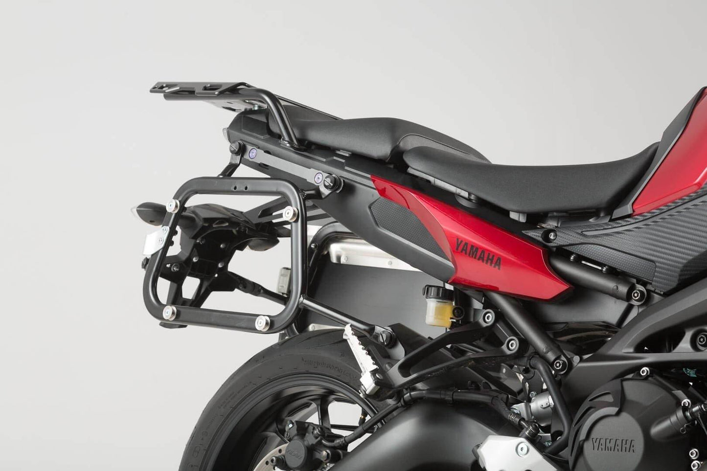 SW Motech EVO Side Carriers (Black) fits for Yamaha MT-09 Tracer ('14-'18) - Durian Bikers