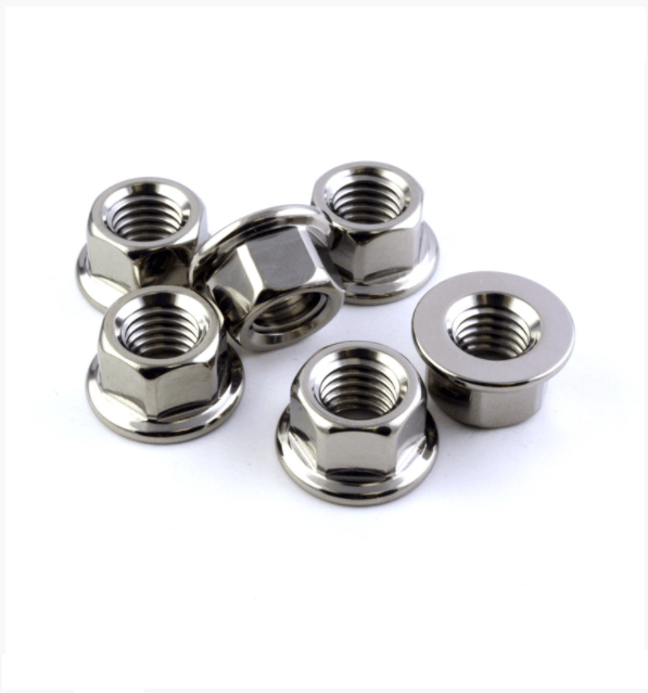 R&G Titanium Sprocket Nuts M8x1.25 (6 piece set) (Universal) - Durian Bikers