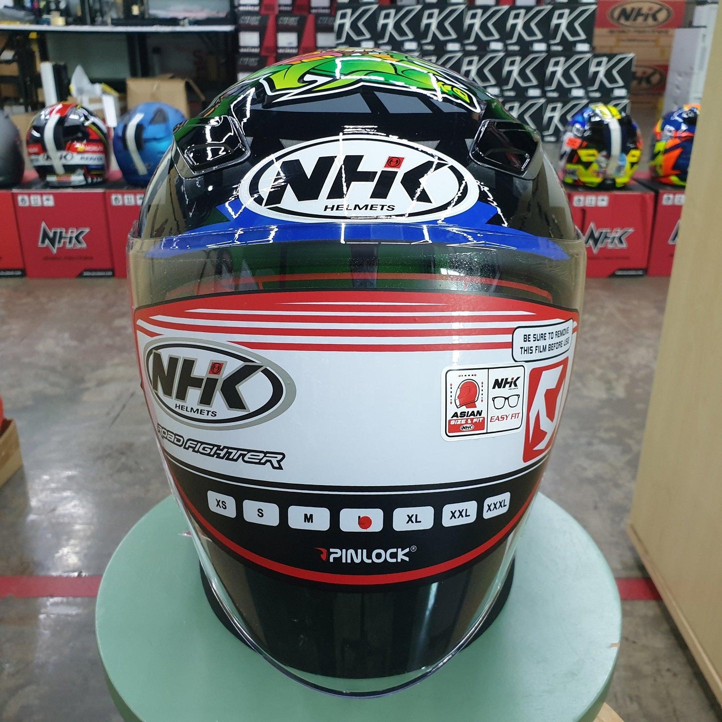 NHK Helmets R1 v2.0 Jakub #2 (Brno) (Black/Orange Glossy) - Durian Bikers