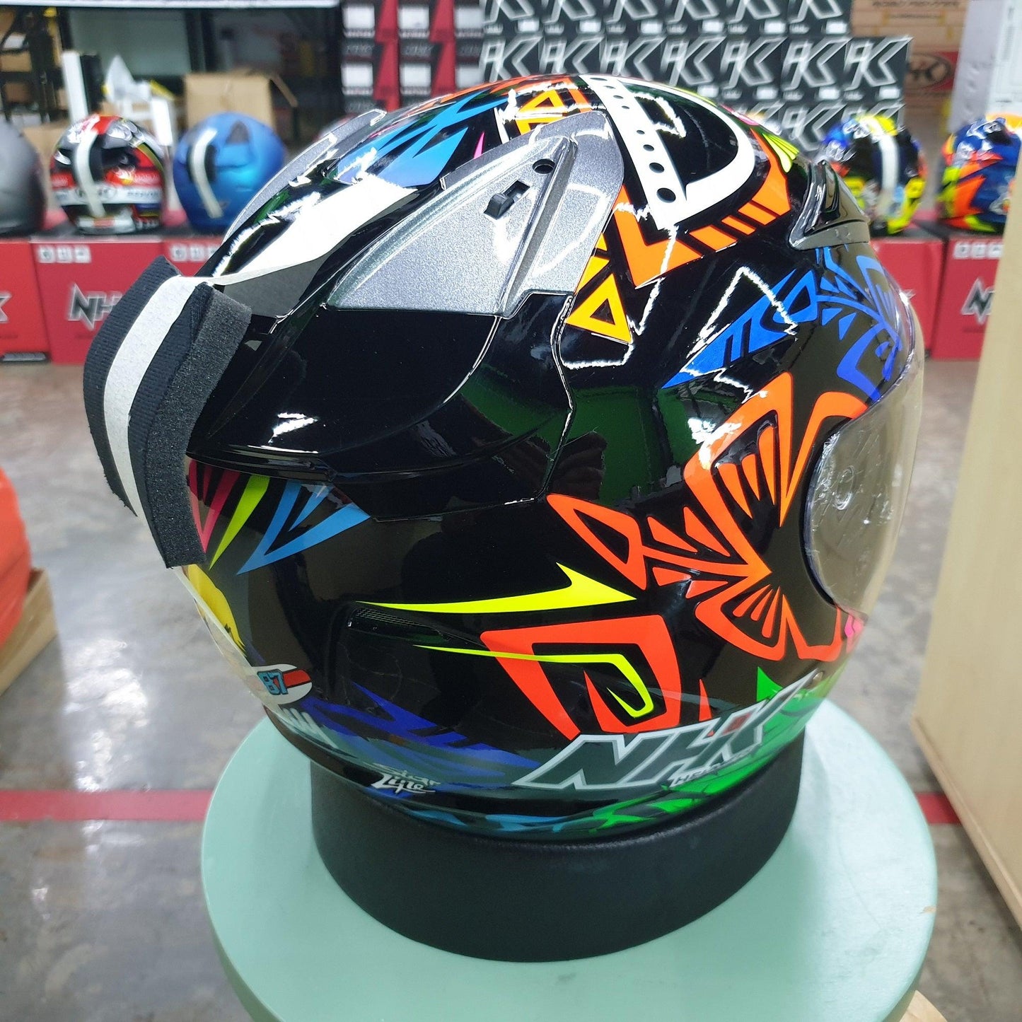 NHK Helmets R1 v2.0 Remi #2 (Dark Blue RM Glossy) - Durian Bikers
