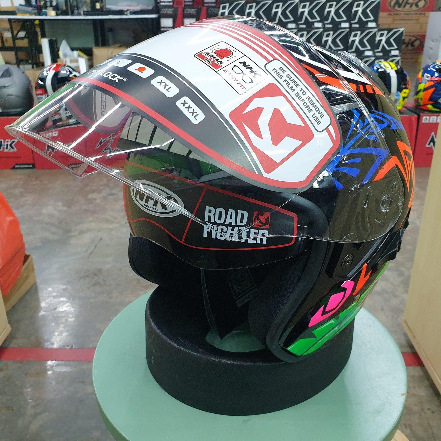 NHK Helmets R1 v2.0 Remi #2 (Dark Blue RM Glossy) - Durian Bikers
