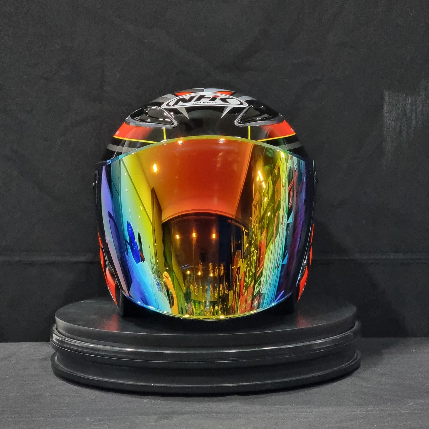 NHK Helmet R6 v2 Rally (Black/Red Glossy)