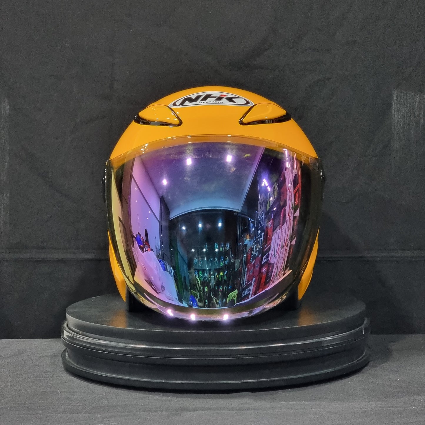 NHK Helmet R6 v2 Solid (Yellow Glossy)