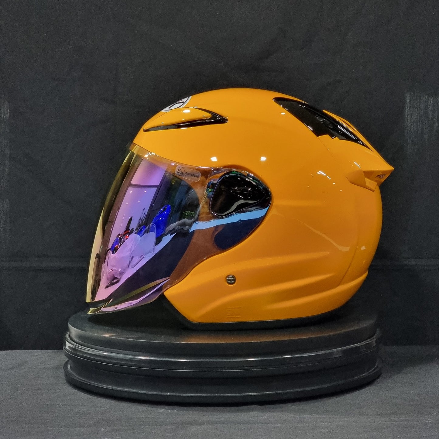 NHK Helmet R6 v2 Solid (Yellow Glossy)