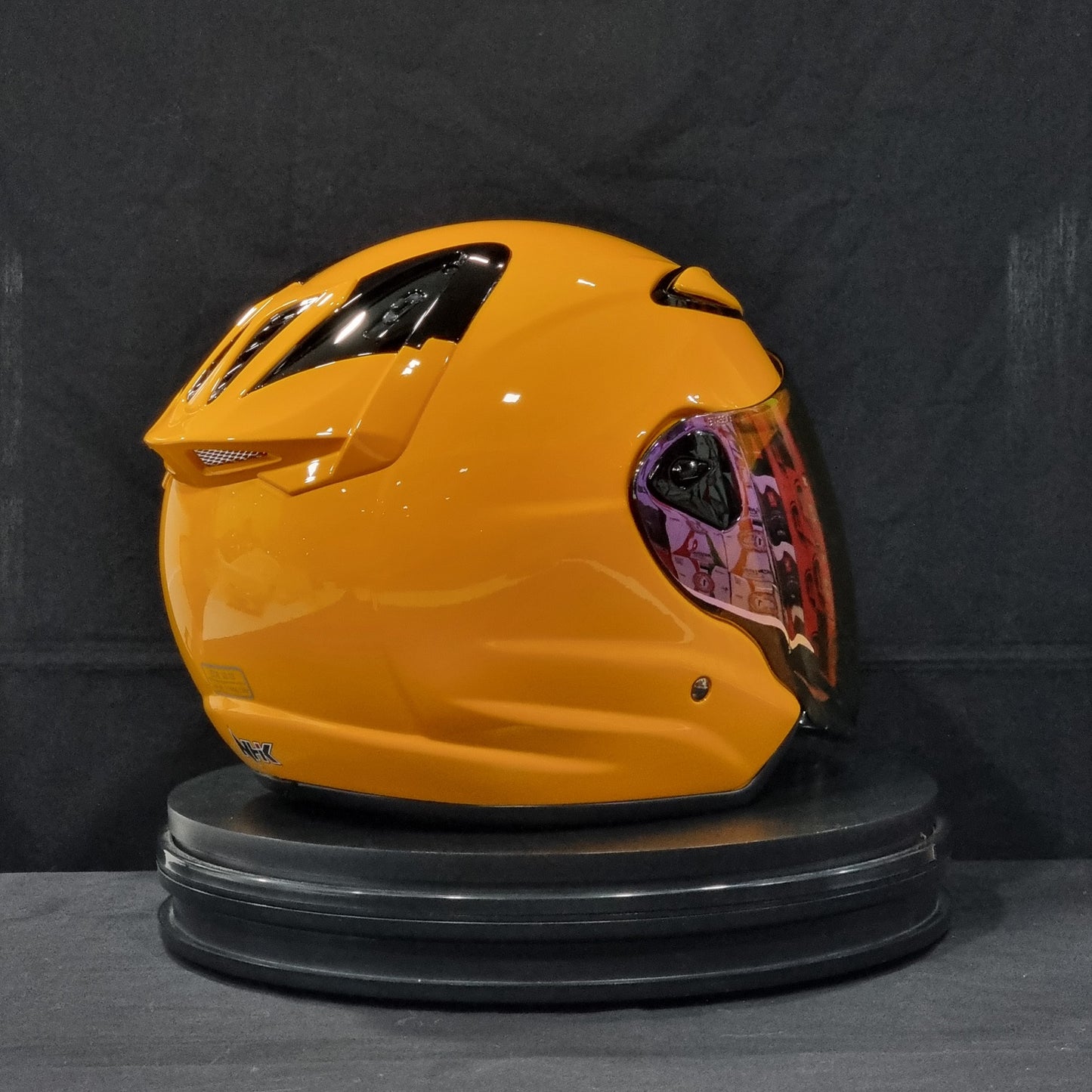 NHK Helmet R6 v2 Solid (Yellow Glossy)