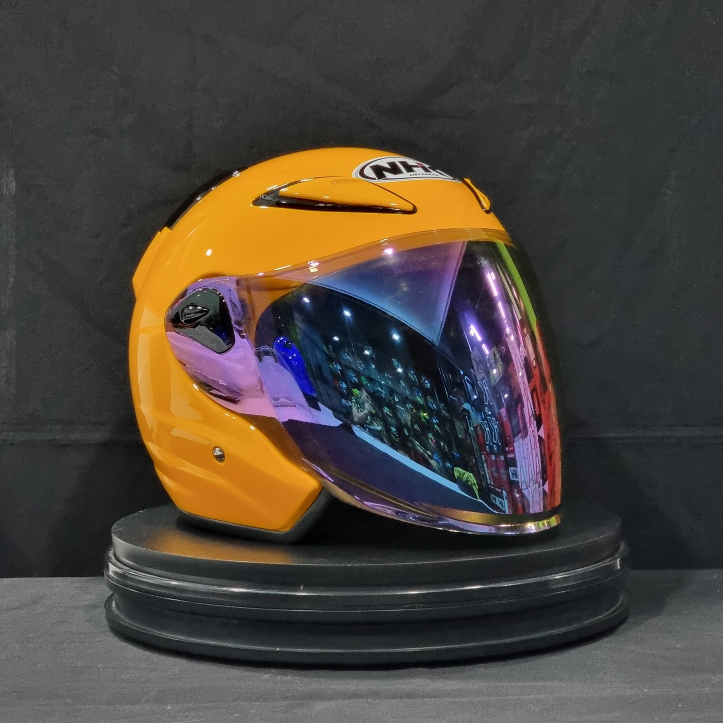NHK Helmet R6 v2 Solid (Yellow Glossy)