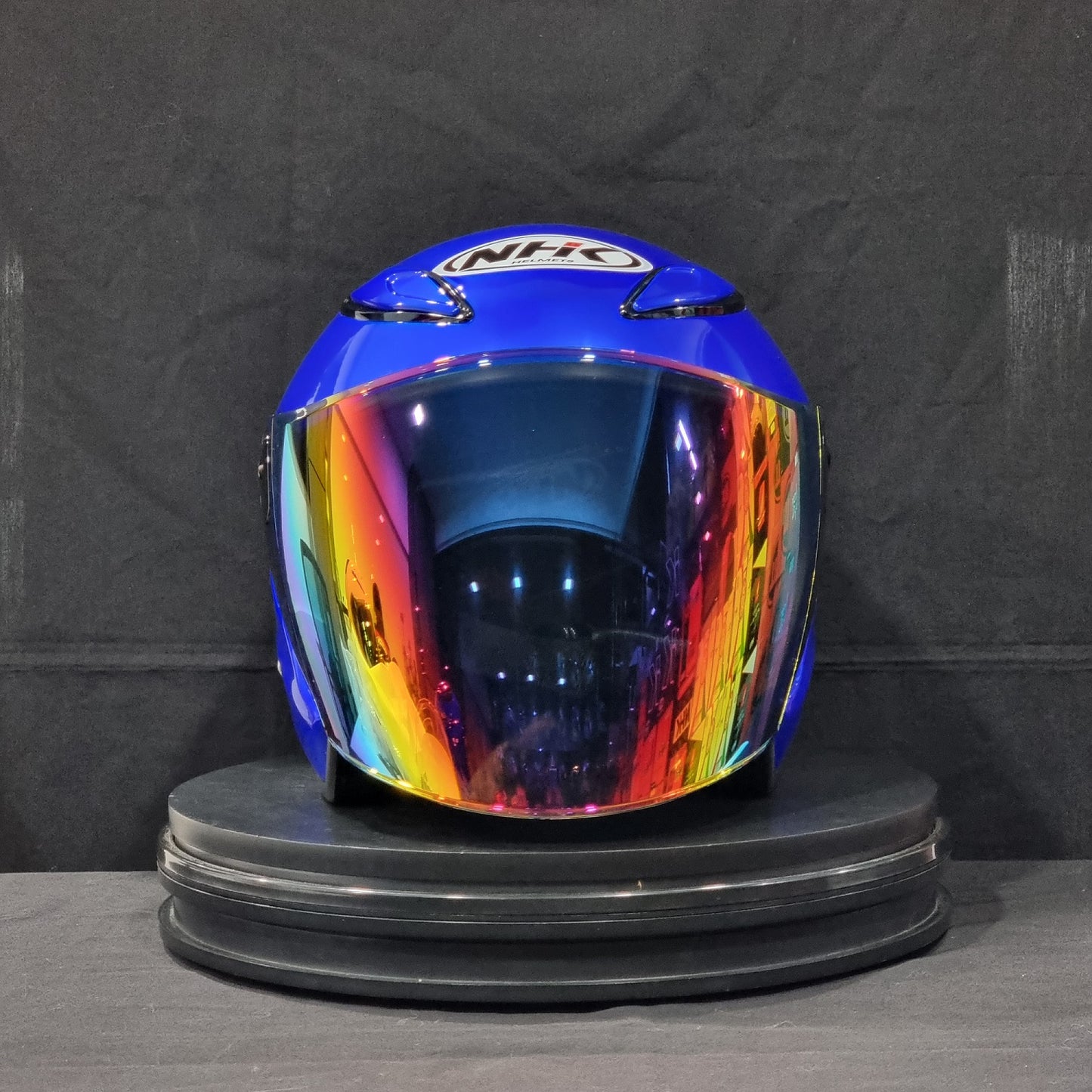 NHK Helmet R6 v2 Solid (Candy Blue Glossy)