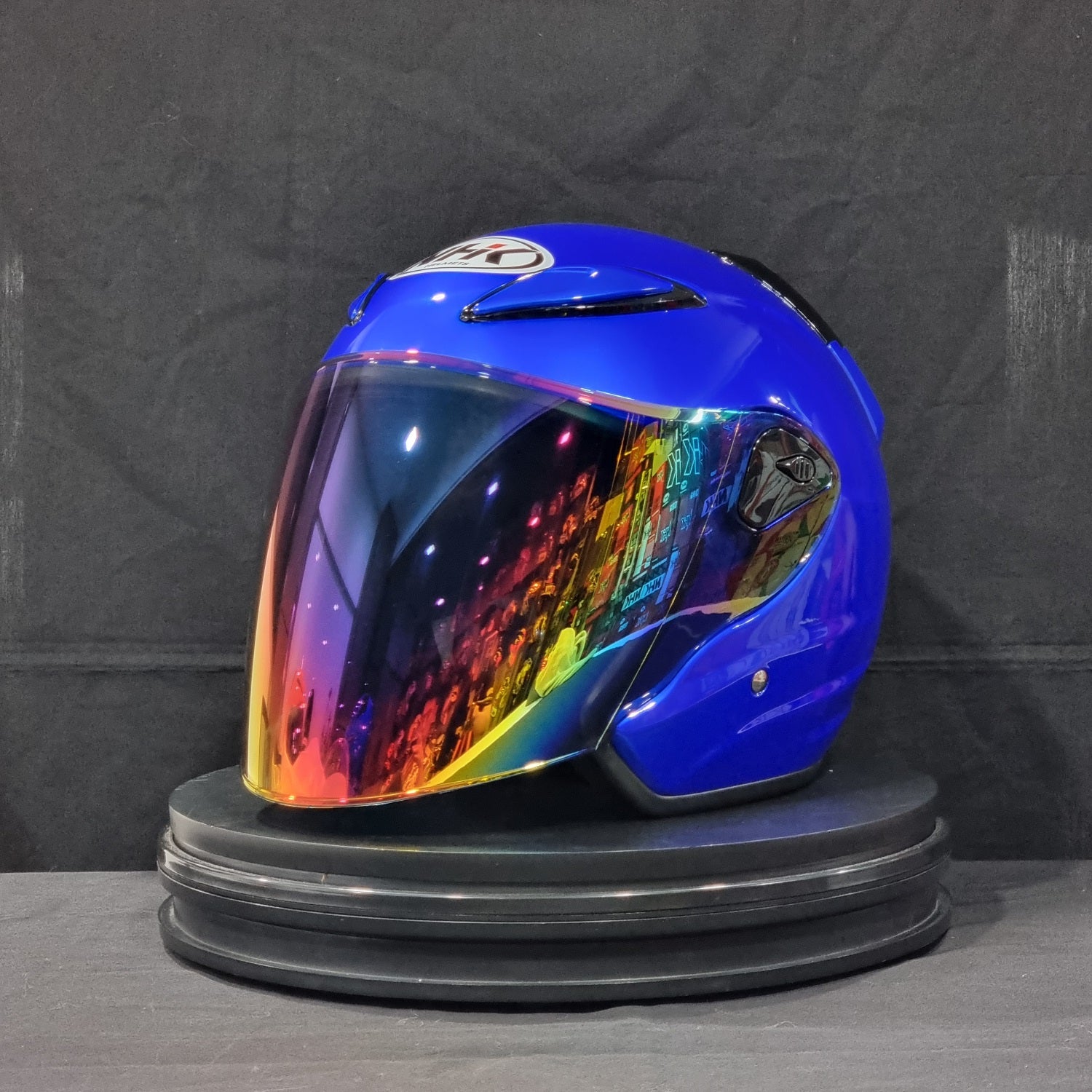 NHK Helmet R6 v2 Solid (Candy Blue Glossy) – Durian Bikers