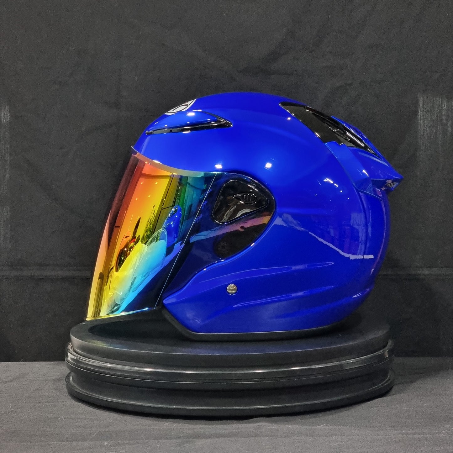 NHK Helmet R6 v2 Solid (Candy Blue Glossy)