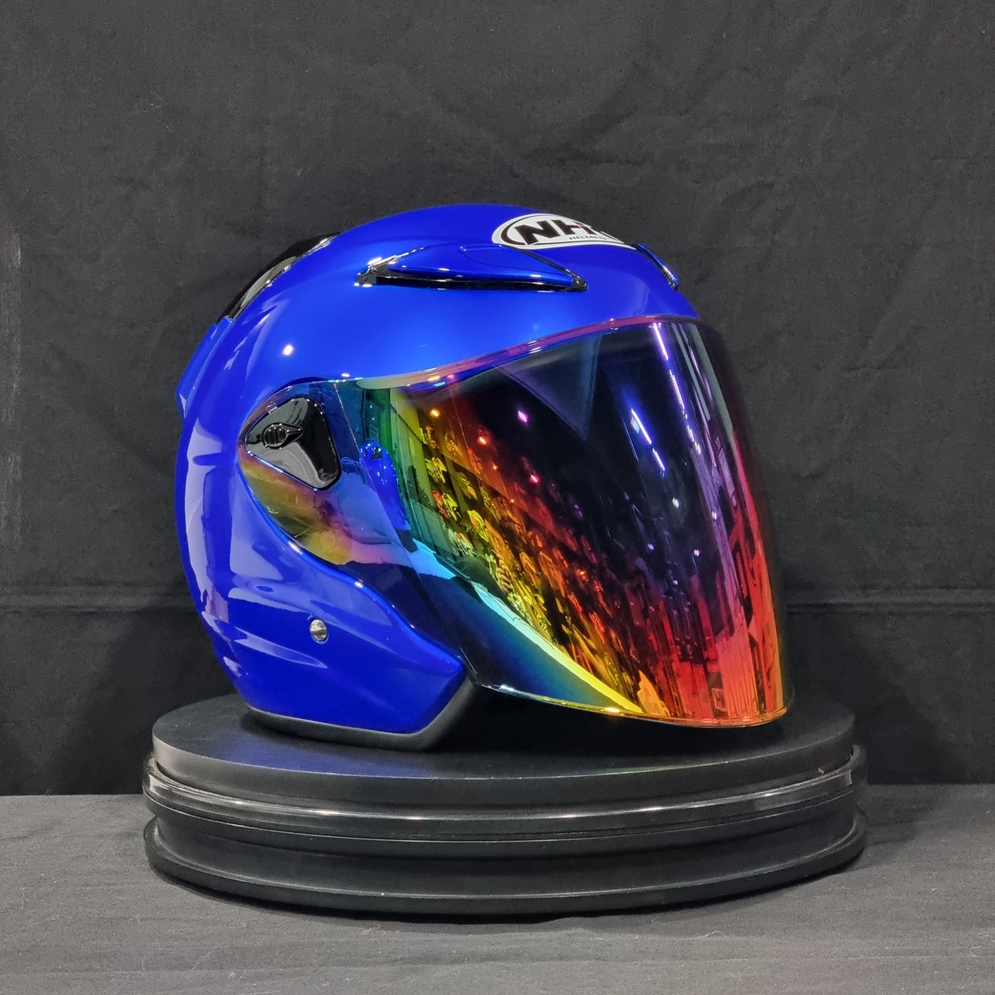 NHK Helmet R6 v2 Solid (Candy Blue Glossy)