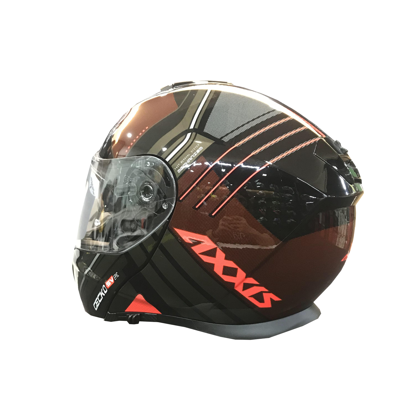 Axxis Helmet Gecko Epic (B5 Gloss Fluor Red)