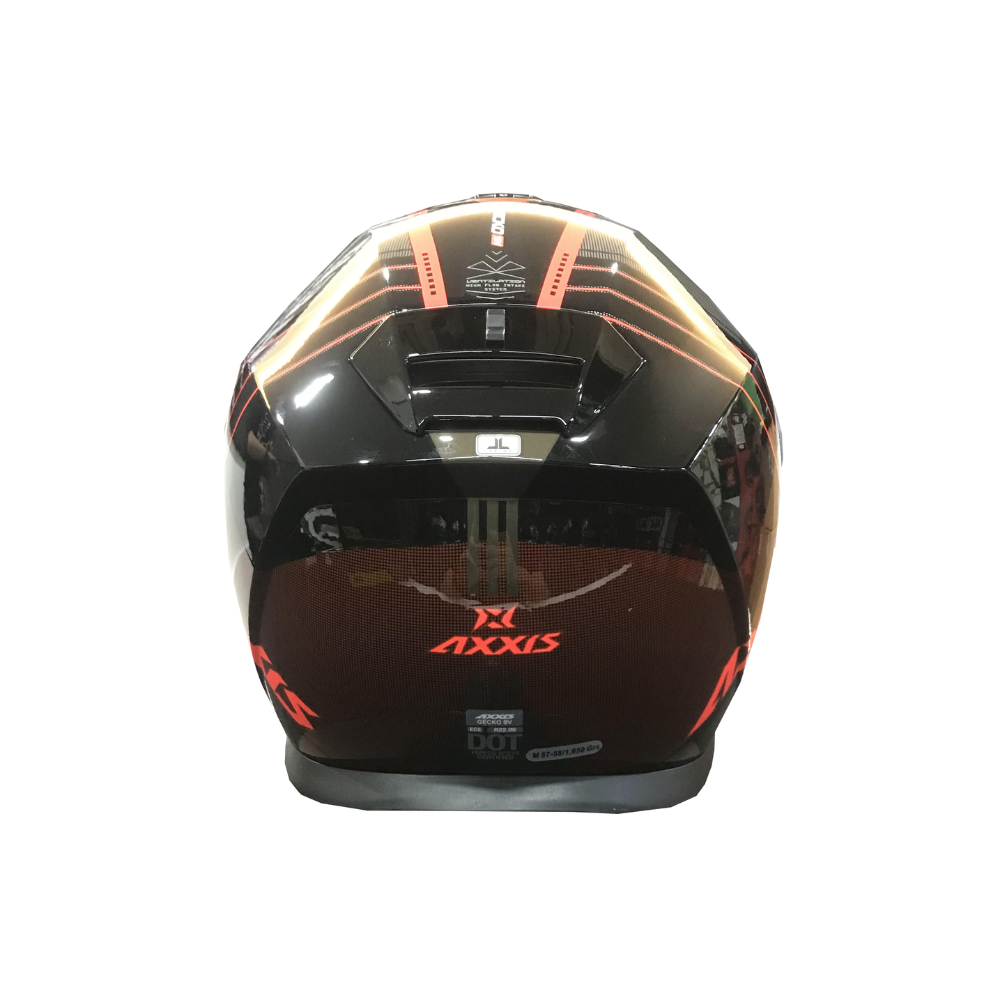 Axxis Helmet Gecko Epic (B5 Gloss Fluor Red)