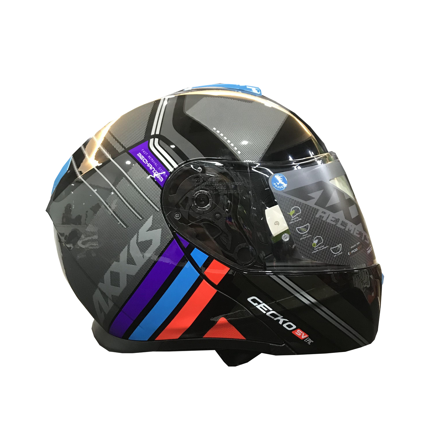 Axxis Helmet Gecko Epic (B1 Gloss Black)