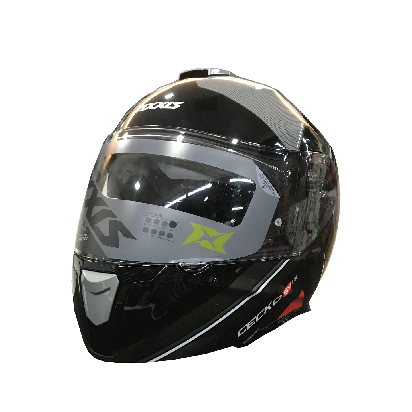 Axxis Helmet Gecko Epic (B2 Gloss Gray)