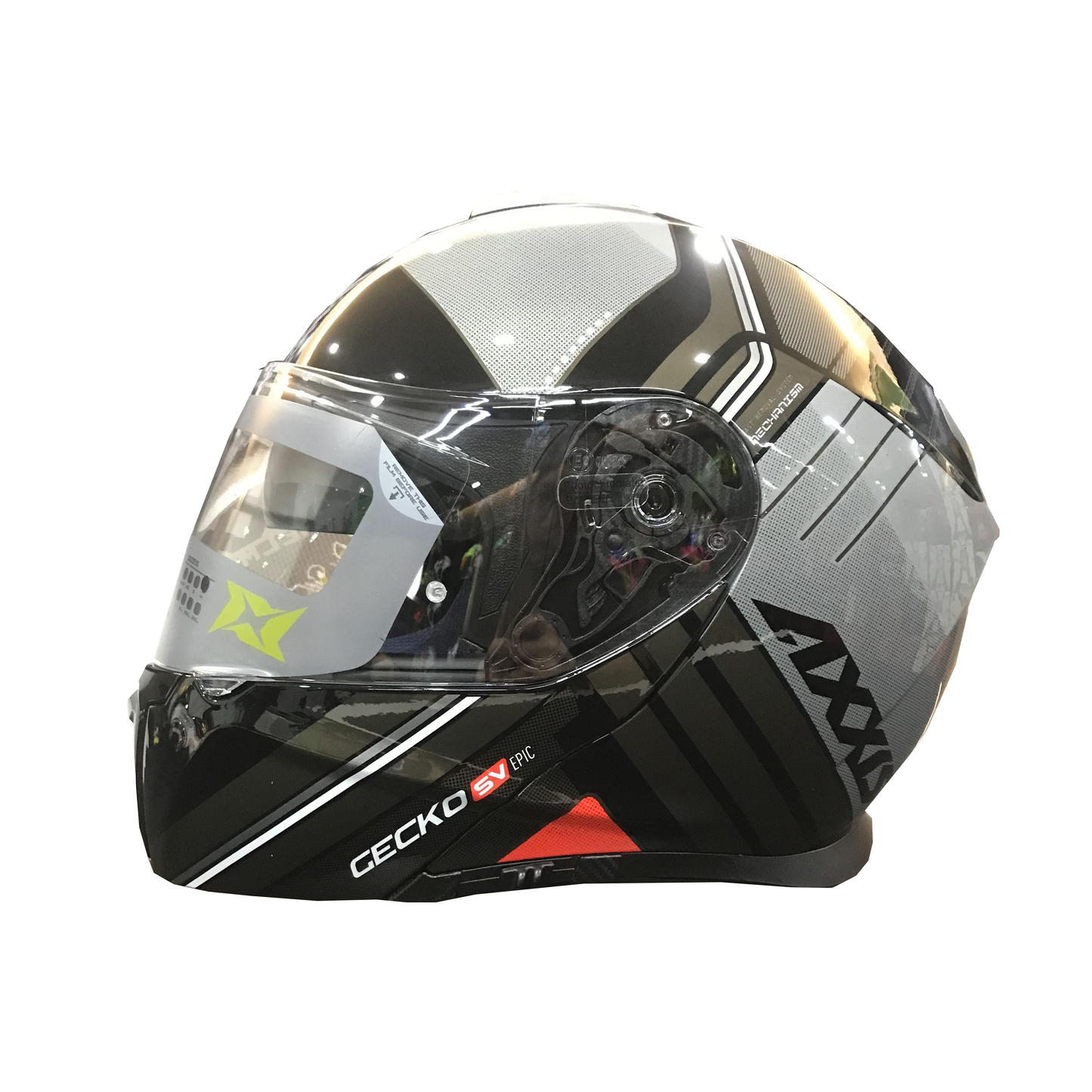 Axxis Helmet Gecko Epic (B2 Gloss Gray)