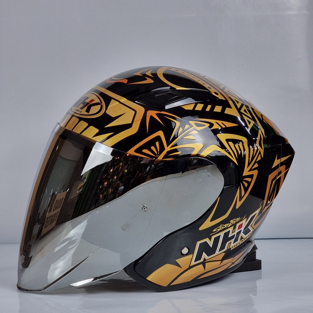 NHK Helmet S1GP Remi Gardner #2 (Black/Gold Glossy)