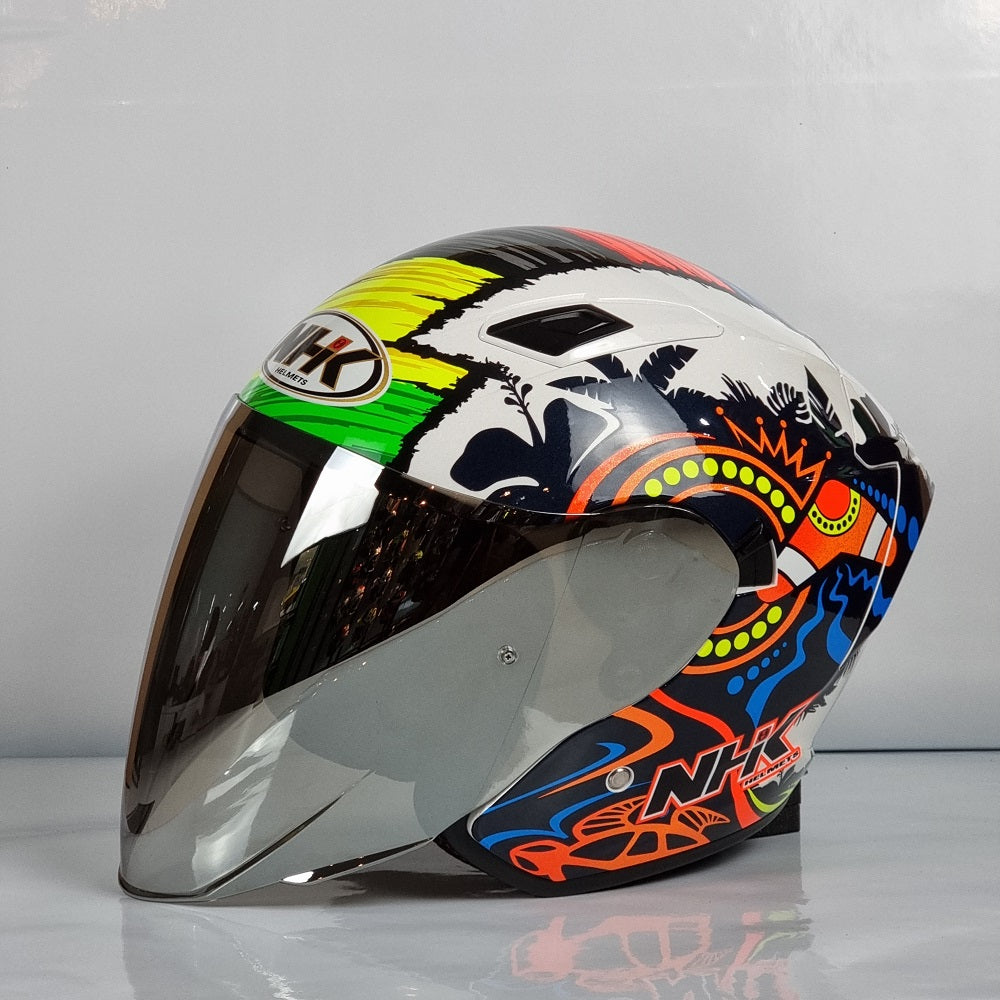 NHK Helmet S1GP Remi Gardner #3 (White Glitter Glossy)
