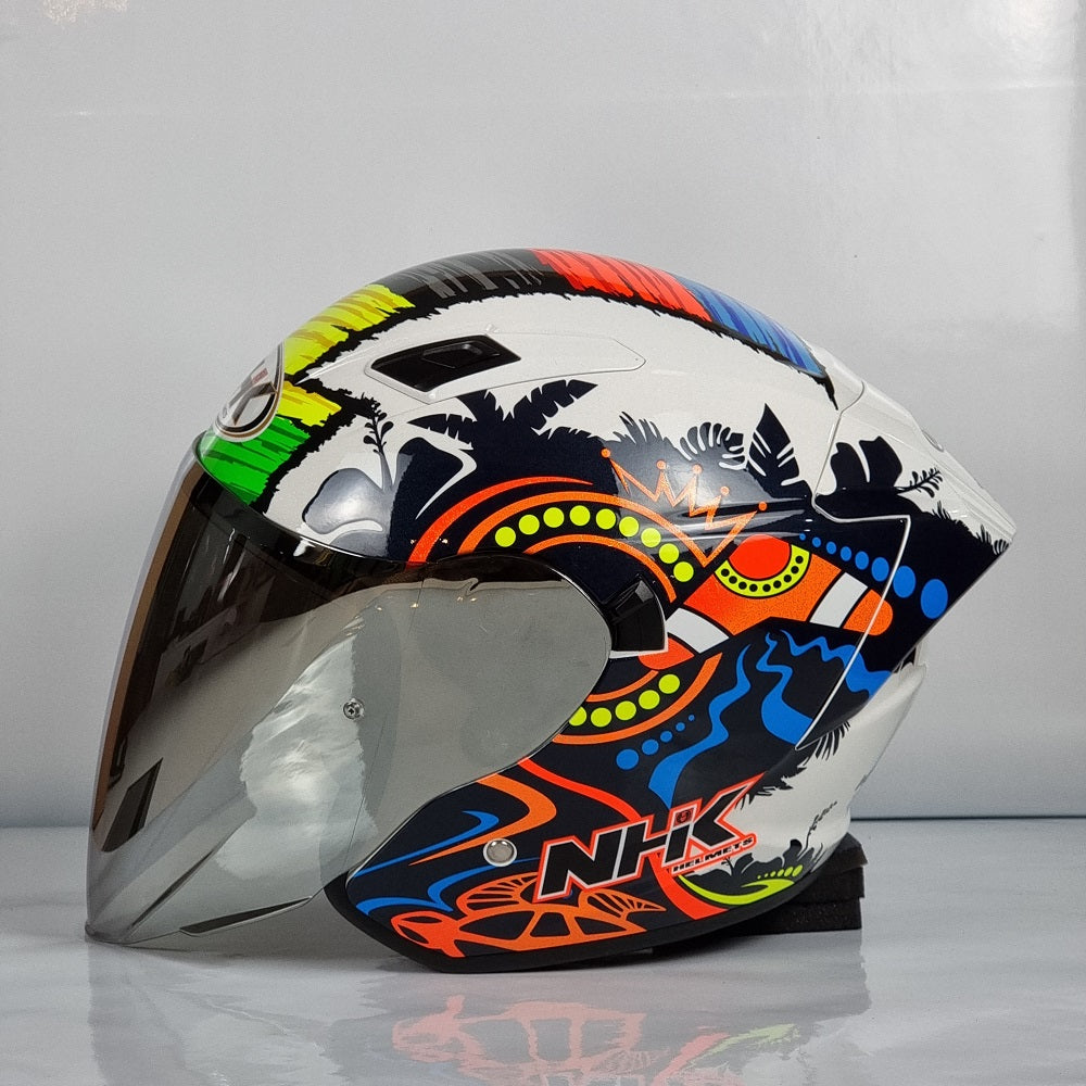 NHK Helmet S1GP Remi Gardner #3 (White Glitter Glossy)