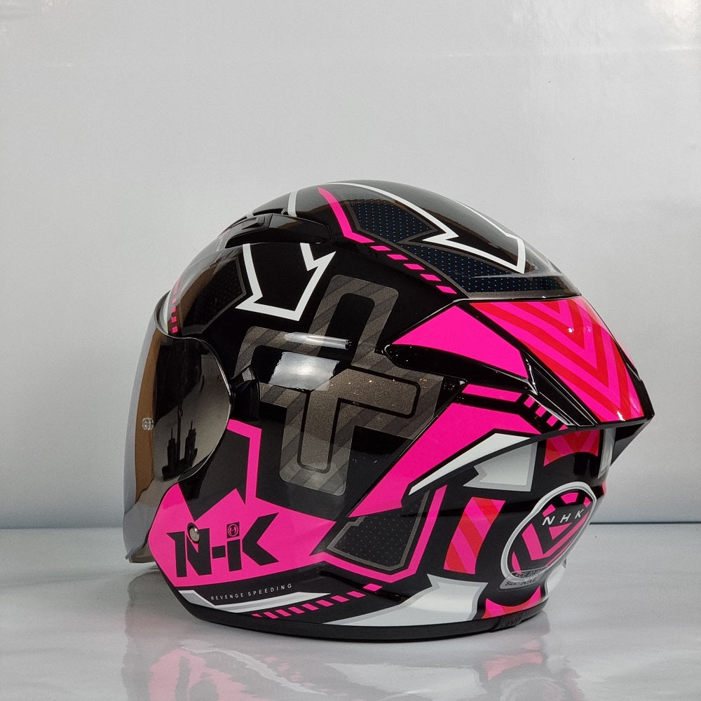 NHK Helmet S1GP Revenge Speed (Black/Pink Glossy)