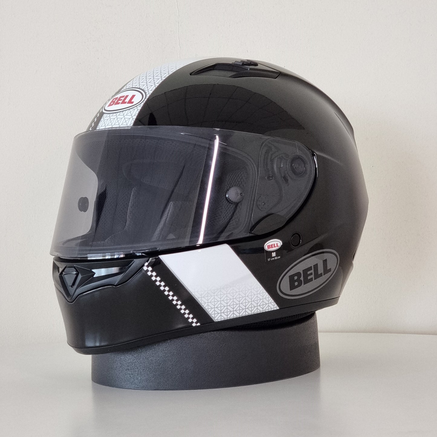 Bell Helmet Qualifier (Vitesse Matte Gloss Black/White)