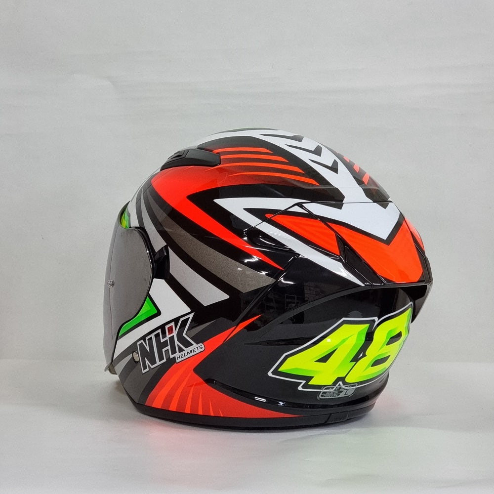 NHK Helmet S1GP Ivan Ortola #2 (Black Glossy)