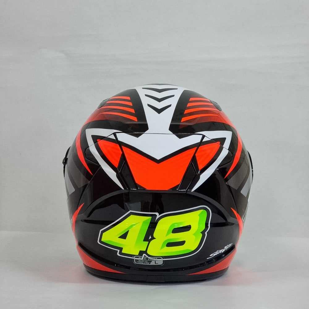 NHK Helmet S1GP Ivan Ortola #2 (Black Glossy)