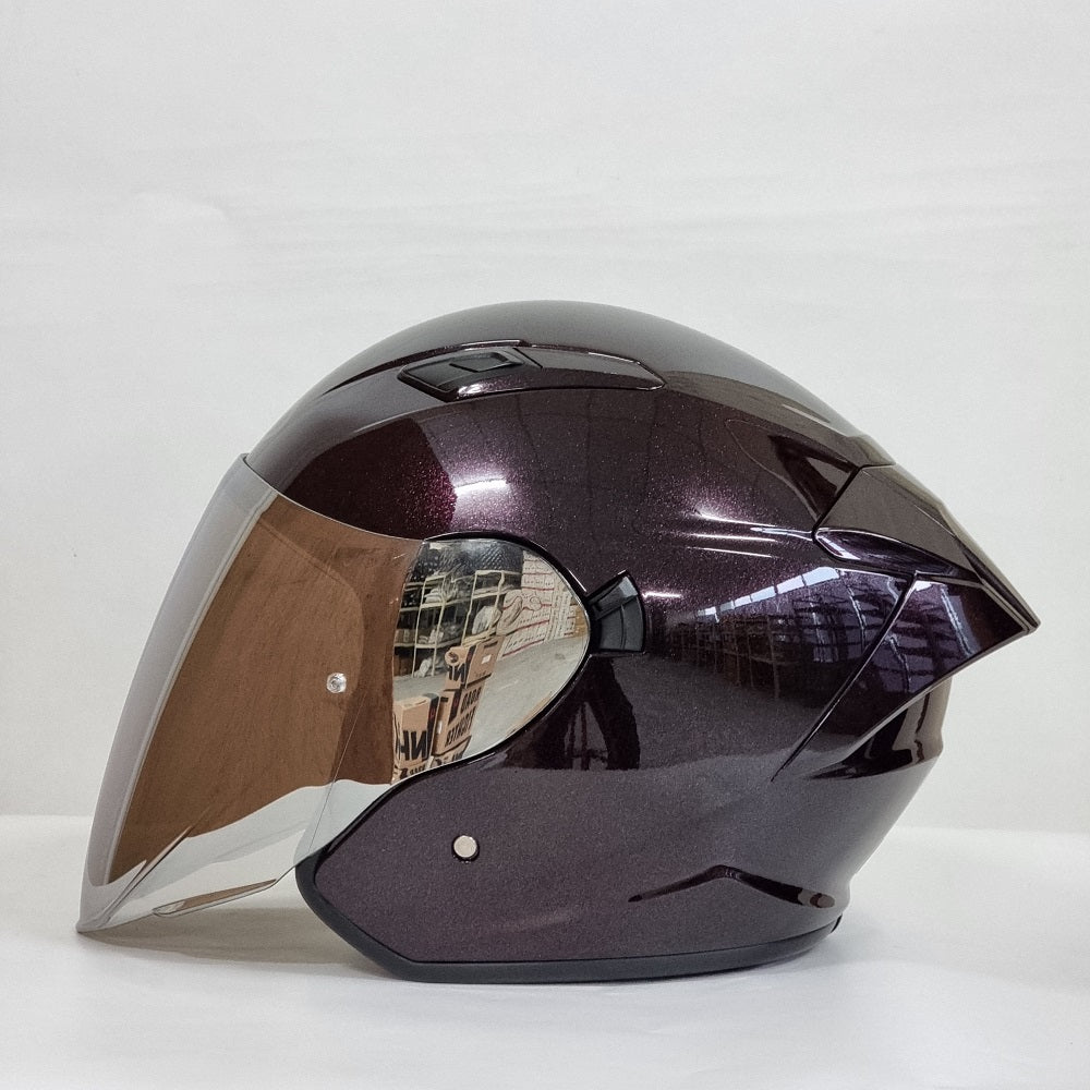 NHK Helmet S1GP Solid (Laser Red Glossy)