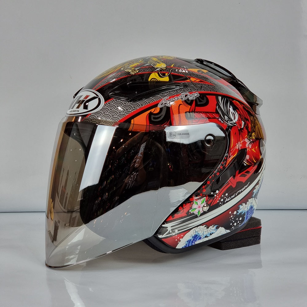 NHK Helmet R1 v2 Samurai (Black Glossy)