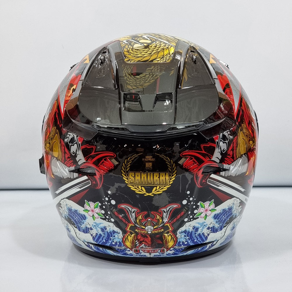 NHK Helmet R1 v2 Samurai (Black Glossy)