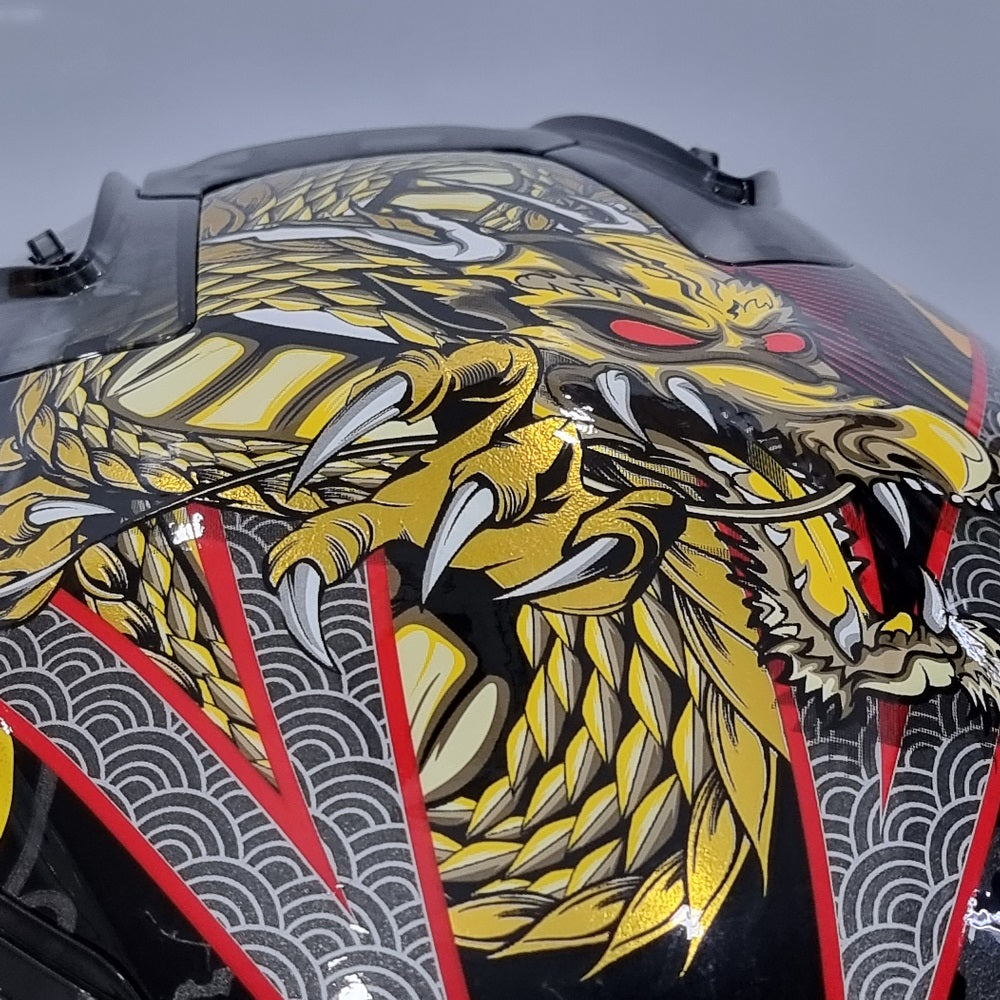 NHK Helmet R1 v2 Samurai (Black Glossy)