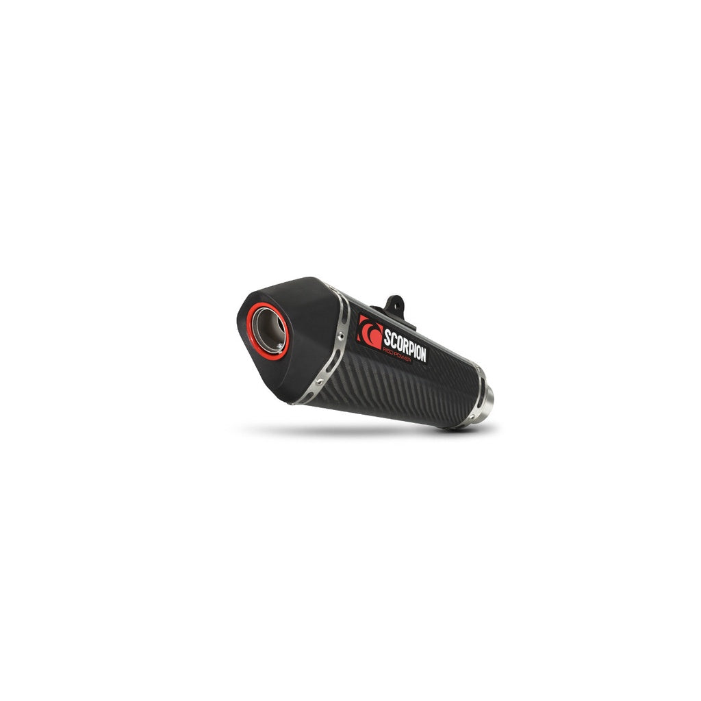 Scorpion Exhaust for Yamaha YZF-R25 ('14-'19) Serket Taper Carbon (RYA98SYSCEO)