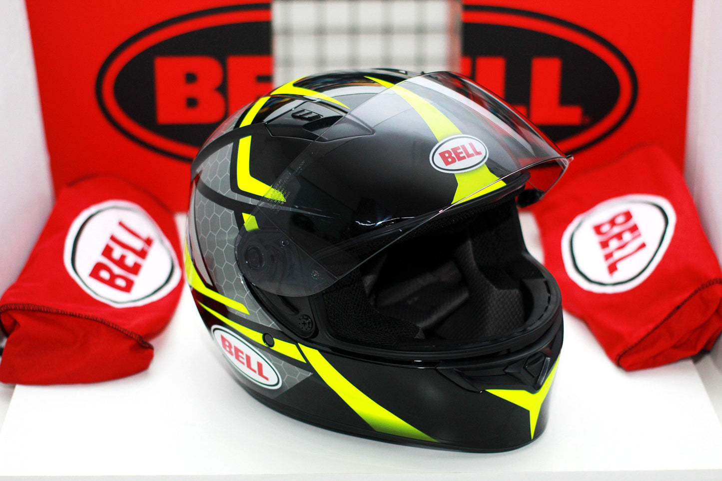 Bell Qualifier (Flare Gloss Black/Hi-Viz) - Durian Bikers