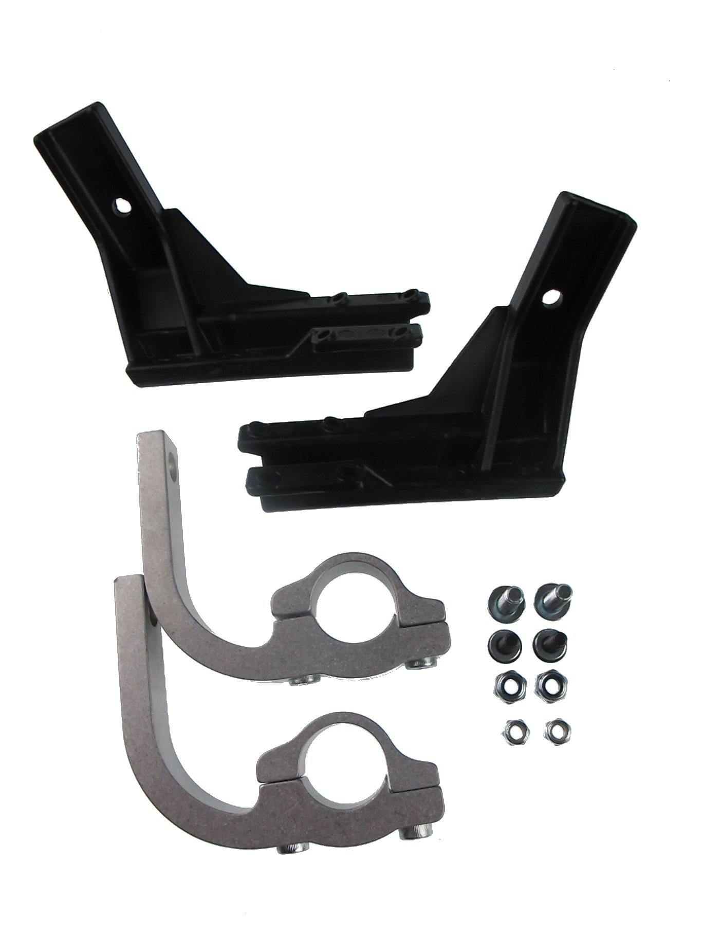 Barkbusters Universal Hardware Kit Single Point Clamp Mount (25.4mm) - Durian Bikers