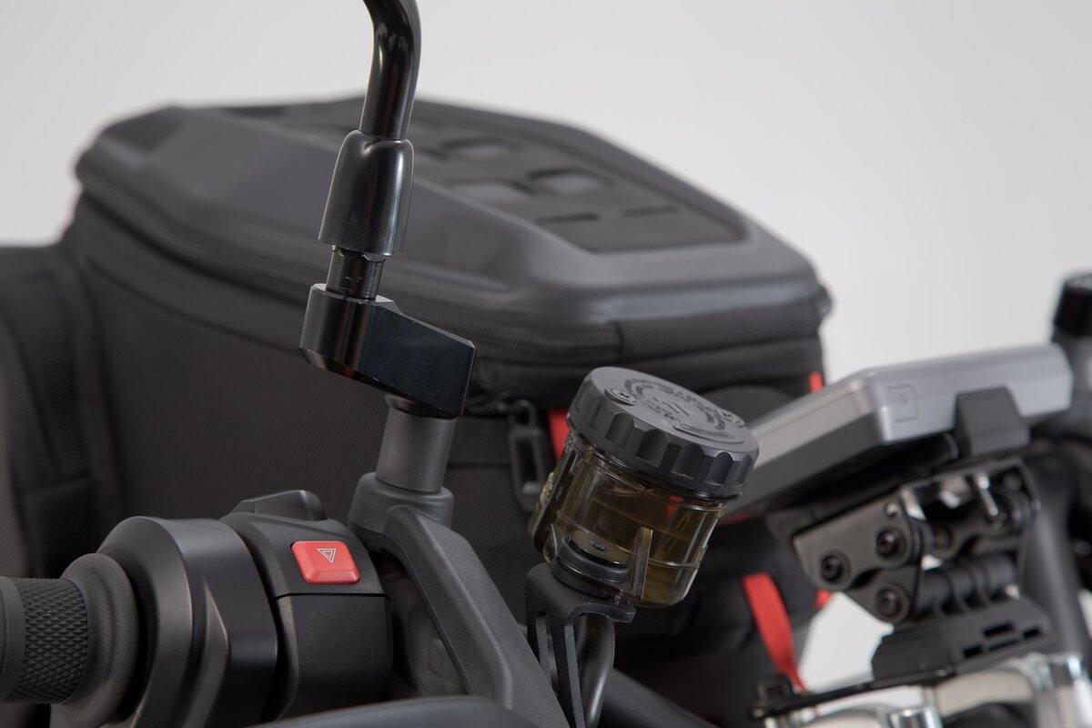 SW Motech Mirror Extension (Universal) (Black, M10x1.25) - Durian Bikers