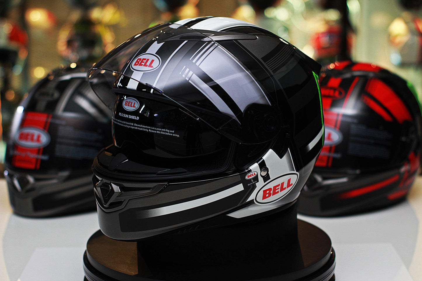 Bell RS-2 (Tactical White/Black/Titanium) - Durian Bikers