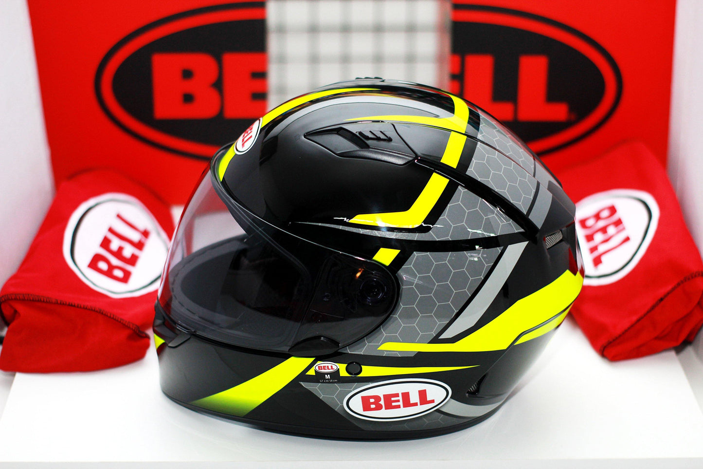 Bell Qualifier (Flare Gloss Black/Hi-Viz) - Durian Bikers