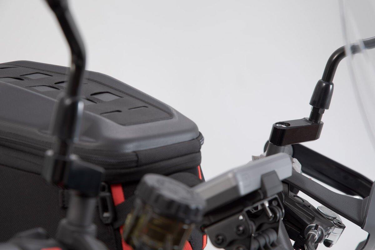 SW Motech Mirror Extension (Universal) (Black, M10x1.25) - Durian Bikers