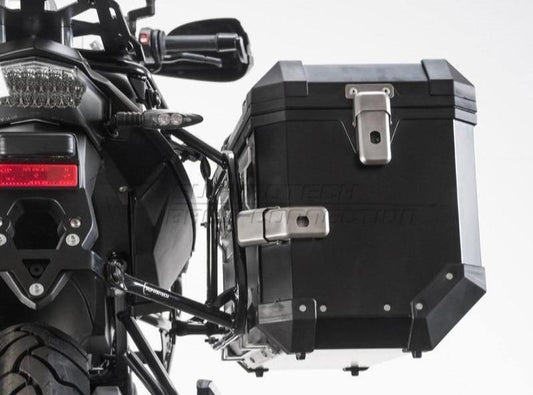 SW Motech Quick Lock EVO Side Carriers (Black) fits for BMW F650 GS Twin / F700 GS / F800 GS - Durian Bikers