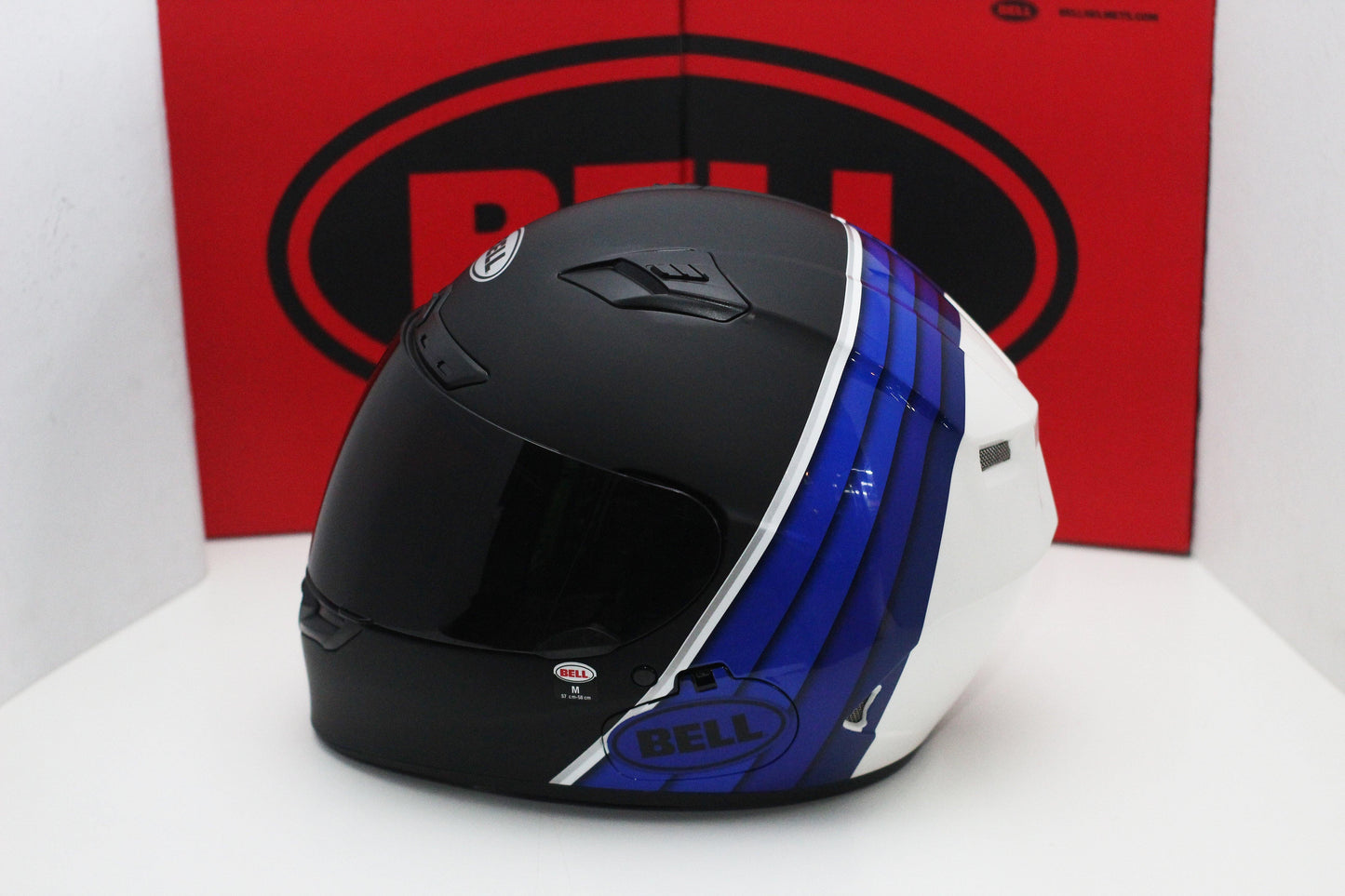 Bell Qualifier DLX MIPS (Illusion Matte/Gloss Black/Blue/White) - Durian Bikers