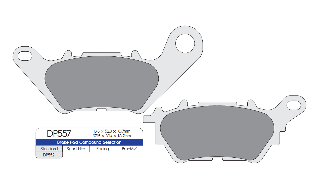 DP Brakes (DP557) Brake Pads - Durian Bikers