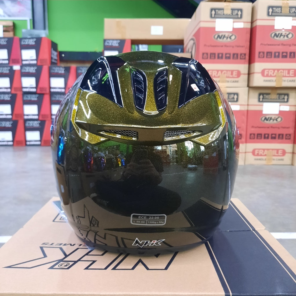 NHK Helmet R6 v2 Solid (Army Green Glossy)