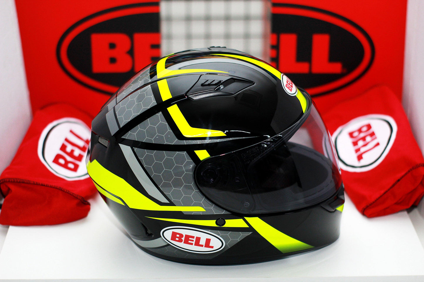 Bell Qualifier (Flare Gloss Black/Hi-Viz) - Durian Bikers